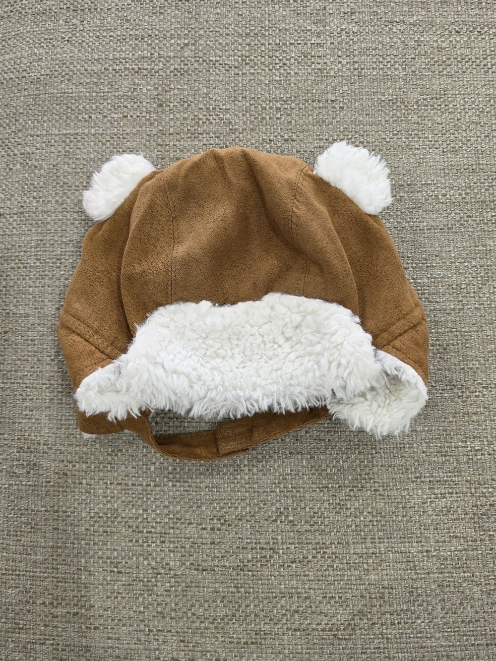 Old Navy Tan Bear-Ear Faux Shearling Hat